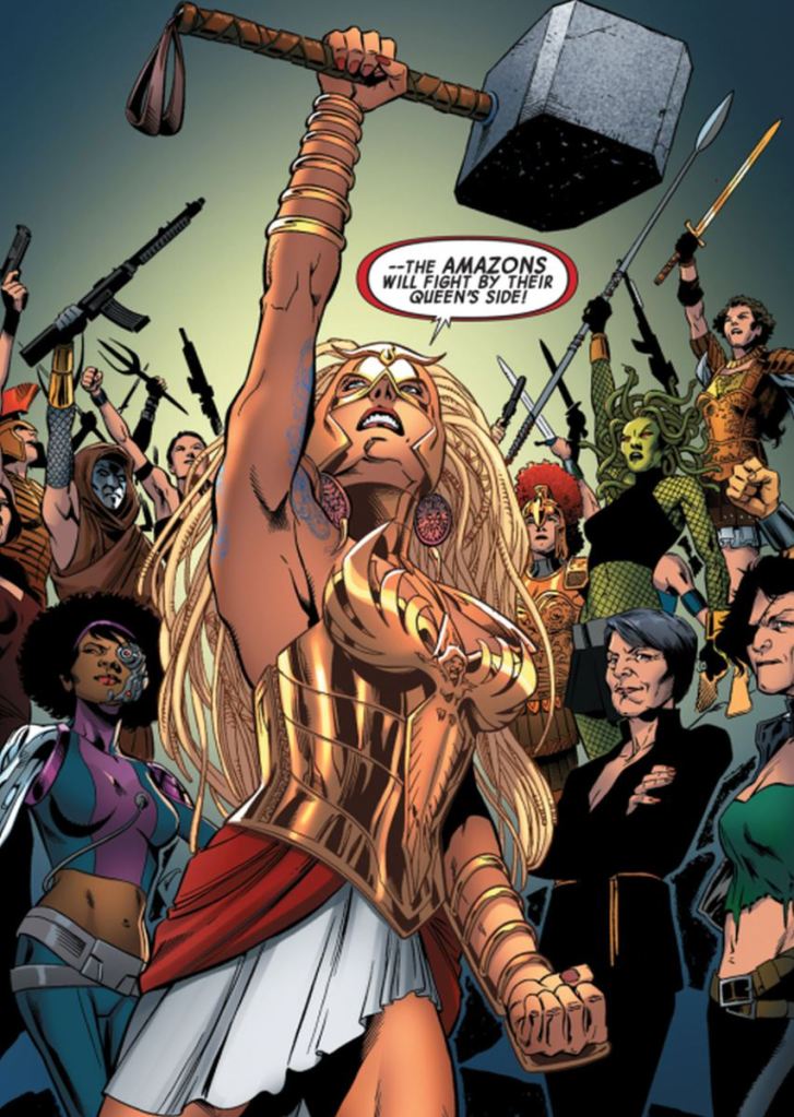 Hippolyta, Has become a standout character since her resurrection. Click to enlarge.
