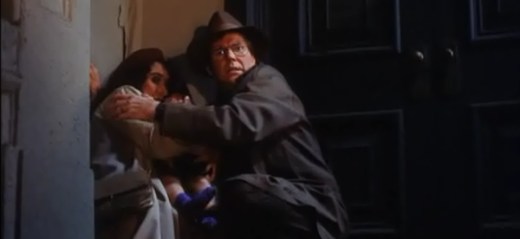 For some reason like Tim Burton's Batman cars and clothes are anachronistic apart from main characters.