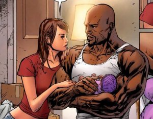 The character alongside Luke Cage.