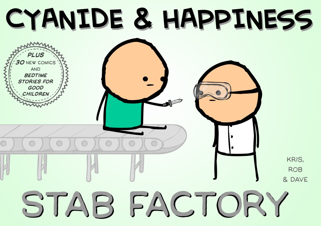 BOOM! Studios announces new CYANIDE & HAPPINESS: STAB FACTORY&nbsp;collection!