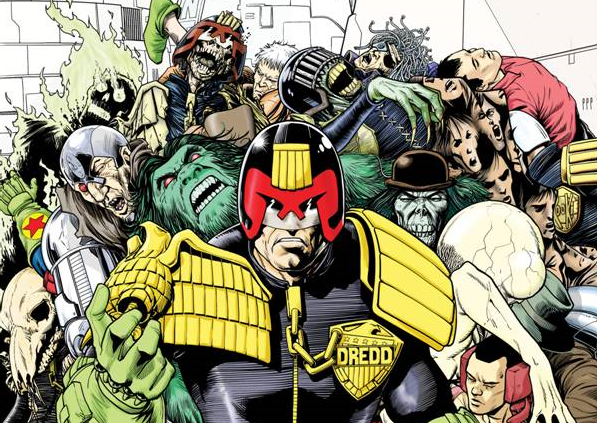 2000AD reveals Barry Kitson’s cover for the 25th Anniversary Judge Dredd&nbsp;Megazine!