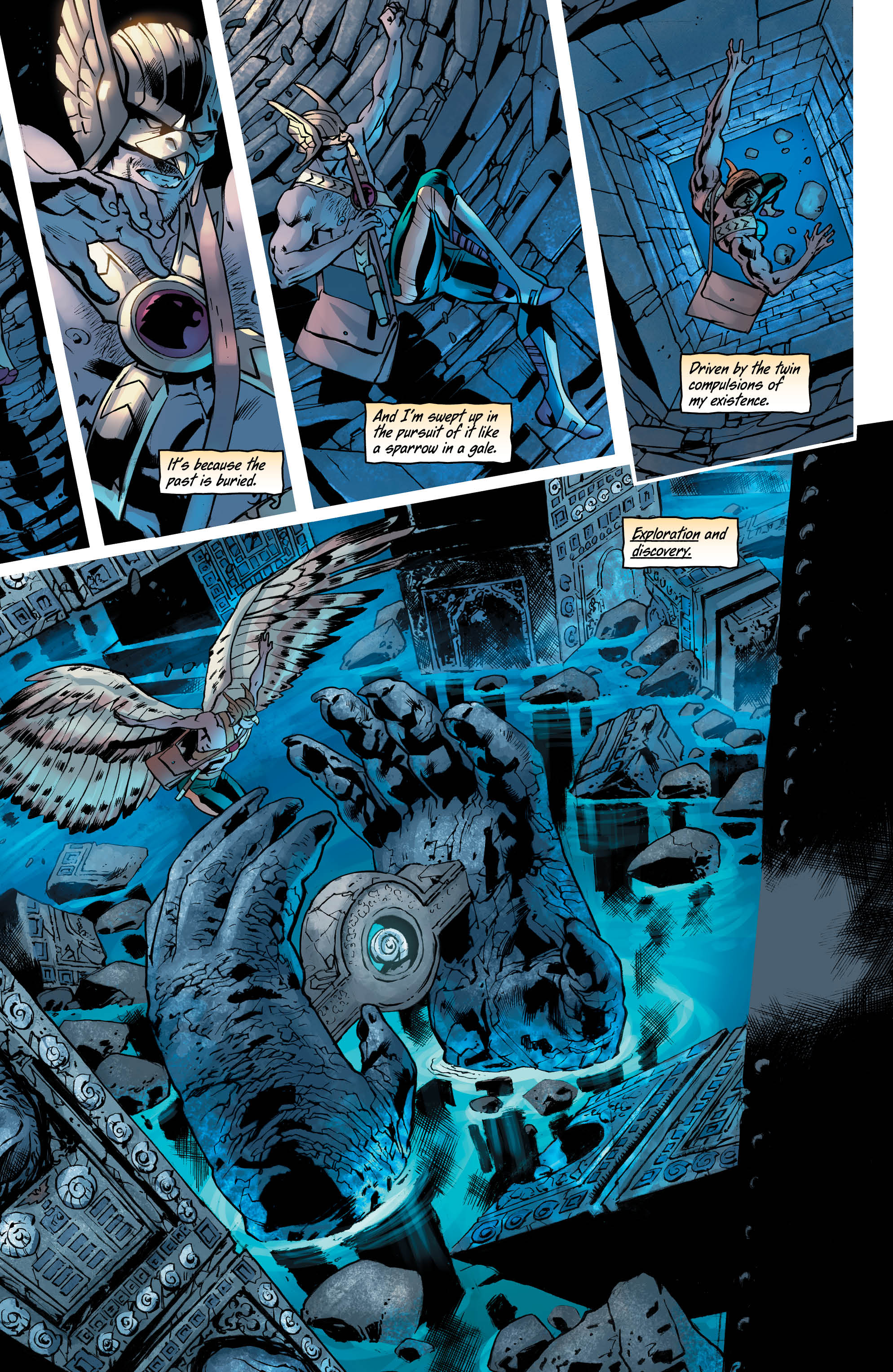 Review Hawkman 1 Dc Comics Big Comic Page