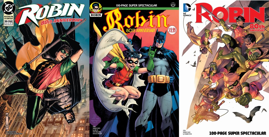 DC Reveals Robin 80th Anniversary 100-Page Super Spectacular #1 Decade Variant&nbsp;Covers