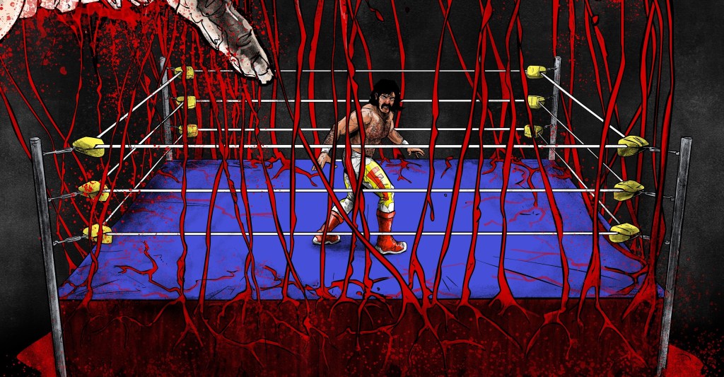 Macbeth meets 1980s Pro Wrestling in THE CRIMSON CAGE from Lees, Cormack and AWA Upshot&nbsp;[PREVIEW]
