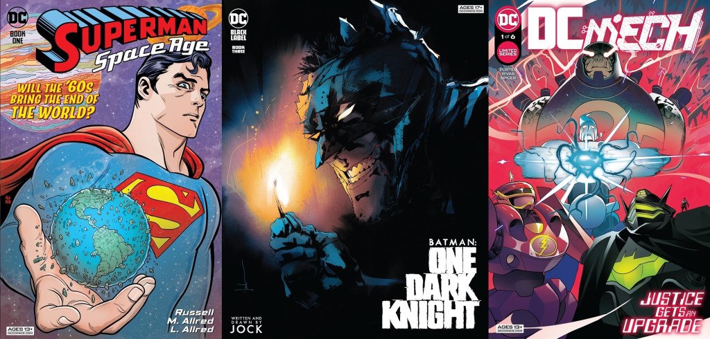 DC Comics Previews for 26th July 2022 – Superman: Space Age, Batman: One Dark Knight, DC: Mech and&nbsp;more!
