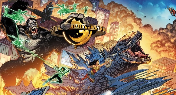 DC and Legendary unite for JUSTICE LEAGUE vs. GODZILLA vs. KONG comic book crossover&nbsp;[SDCC]