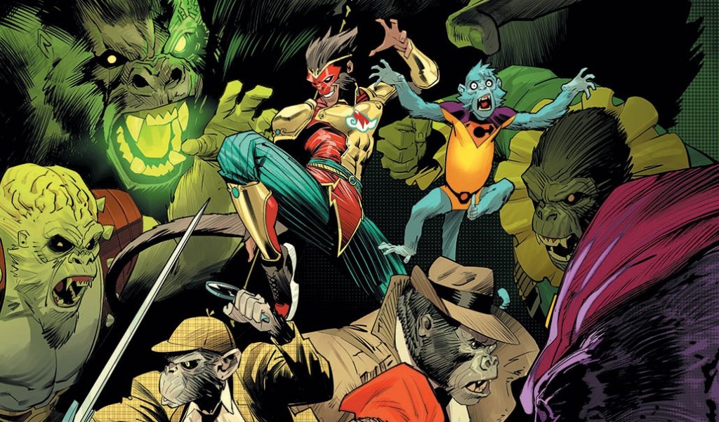 DC’s new all-ape “Jungle League” debuts in banana-scented Ape-ril&nbsp;Special
