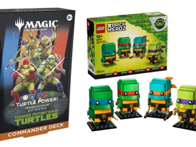 Geeking Out – Turtle Power! Magic the Gathering TMNT Commander Deck and LEGO&nbsp;Brickheads
