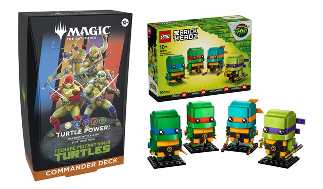 Geeking Out – Turtle Power! Magic the Gathering TMNT Commander Deck and LEGO&nbsp;Brickheads