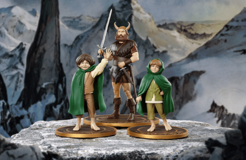 New Boromir, Merry and Pippin PVC figures from 1978 Lord of the Rings Animated&nbsp;Movie